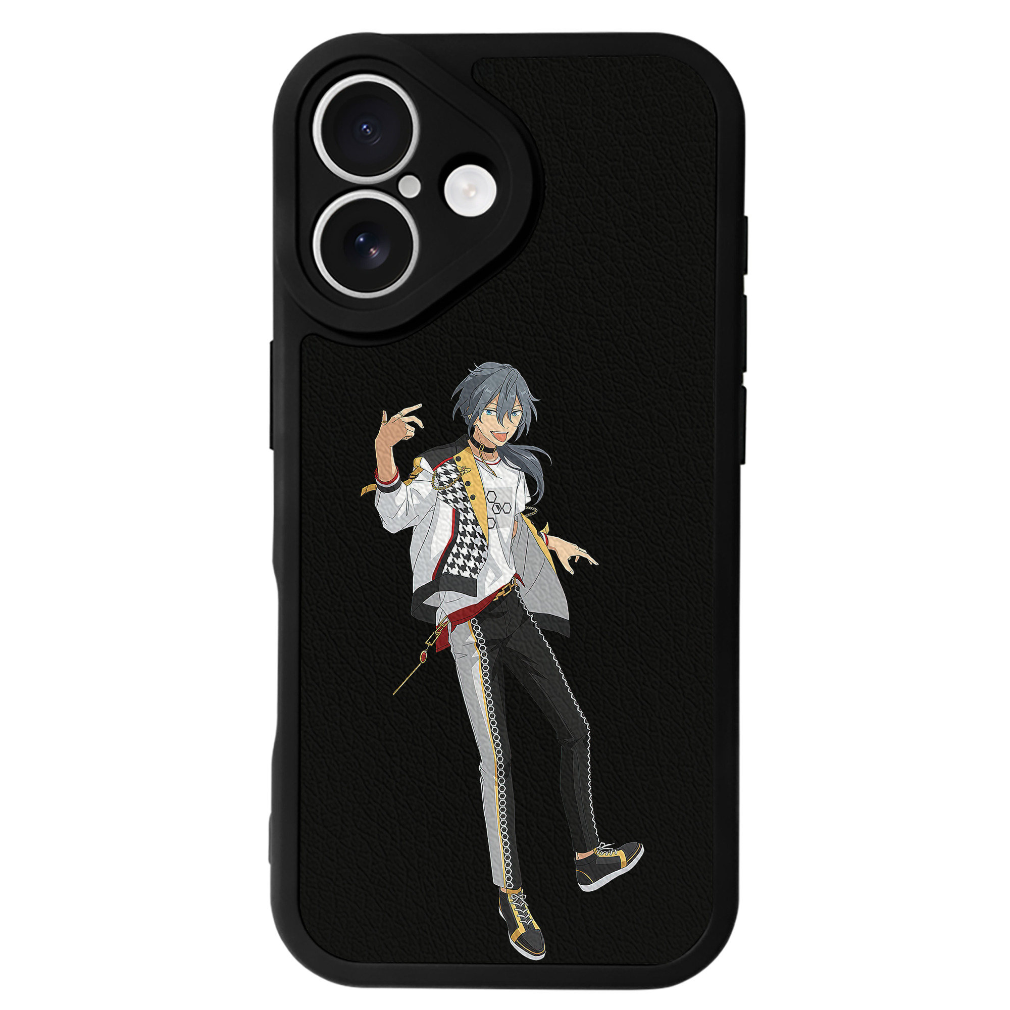 （画像用） あんさんぶるスターズ! Ensemble Stars 【iPhone 16シリーズ対応】シリコンスマホケース（レザー調） 材質：シリコン